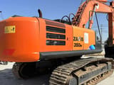 2021 Hitachi Zaxis 350H crawler excavator, rear three-quarter view