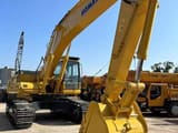 2022 Komatsu PC400-7 crawler excavator, front three-quarter view