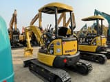 2023 Komatsu PC30MR-3 mini excavator, rear three-quarter view