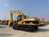 2022 Caterpillar 325CL crawler excavator, rear three-quarter view