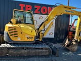 2011 Yanmar SV100 crawler excavator side view