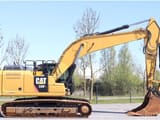 2018 Caterpillar 330FL crawler excavator, side view