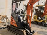 2024 Hitachi ZX17U mini excavator, side view