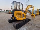 2021 Komatsu PC50MR mini excavator, rear three-quarter view
