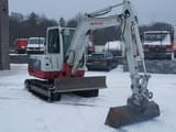 2012 Takeuchi TB250 mini excavator, side view
