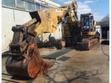 2013 Caterpillar 328D Tunnelbag crawler excavator, side view