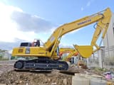 Komatsu PC400-8 crawler excavator, side view