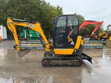 2017 JCB 8026CTS mini excavator, side view
