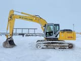 2011 New Holland E215B LC crawler excavator, side profile view