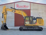 2015 Caterpillar 329ELN crawler excavator, side profile view