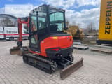 2023 Kubota KX030-4 mini excavator, front three-quarter view