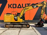 2016 Caterpillar 320FL crawler excavator, side view