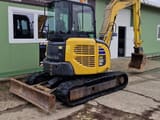 2016 Komatsu PC50MR-2 mini excavator, rear three-quarter view