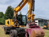 2012 JCB JS175W wheel excavator, front three-quarter view