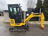 2019 Komatsu PC16R-3HS mini excavator, side view