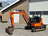 2019 Hitachi ZX19U-6 mini excavator, side view