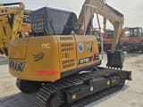 2024 Sany SY75C Pro mini excavator, rear three-quarter view