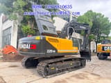 2024 Hyundai 220-9S crawler excavator, rear three-quarter view