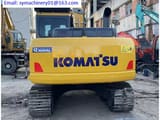 2022 Komatsu PC130 crawler excavator rear view