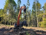 2007 Hitachi ZX210-3 crawler excavator with forestry attachment