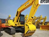 2022 Komatsu PC160 crawler excavator, front three-quarter view