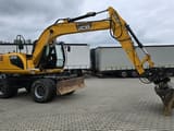 2013 JCB JS145W wheel excavator side view