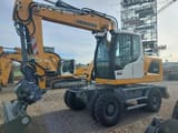2022 Liebherr A914 Litronic wheel excavator, front three-quarter view