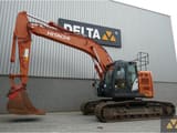 2021 Hitachi ZX225USLC-6 crawler excavator, side profile view