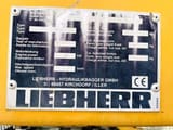2003 Liebherr A904 identification plate