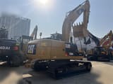 2011 Caterpillar 320D crawler excavator, rear three-quarter view