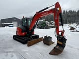 2020 Kubota U55-4 mini excavator, side view