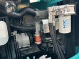 2025 Kobelco SK75 mini excavator engine compartment view