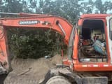 2016 Doosan DH150W-7 wheel excavator cab and boom view