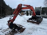2002 Kubota KX161-2 crawler excavator, side profile view