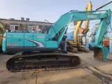 2019 Kobelco SK200-8 crawler excavator, side view