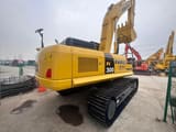 2020 Komatsu PC300-8 crawler excavator rear three-quarter view