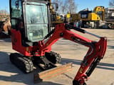 2022 Caterpillar 301.6-05A mini excavator, front three-quarter view