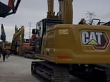 2023 Caterpillar 320GC crawler excavator rear view