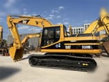 2022 Caterpillar 320BL crawler excavator side view