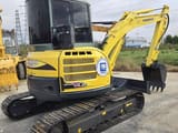 2021 Yanmar VIO55 mini excavator, three-quarter front view