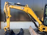 2020 Caterpillar 303.5ECR mini excavator boom and bucket view