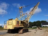 1999 Ruston-Bucyrus 51-60 dragline, rear three-quarter view