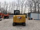 2023 Caterpillar 306E2 mini excavator, rear view