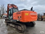 2013 Hitachi Zaxis 210LC crawler excavator, rear three-quarter view