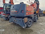 2023 Atlas 250MH BLUE material handler, rear three-quarter view