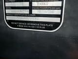 Hyundai Robex 220LC-9S excavator identification plate