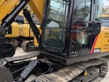 2025 Sany SY95C mini excavator, side view of cab