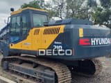 2026 Hyundai Robex 210 crawler excavator, rear three-quarter view