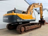 2014 Hyundai R430LC-9A crawler excavator, rear three-quarter view