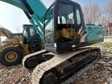2022 Kobelco SK200 crawler excavator, side view